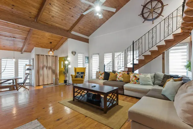 The Self-Sustainable Beach House, South Padre Island, TX vacation rental: 2nd Floor Living Room