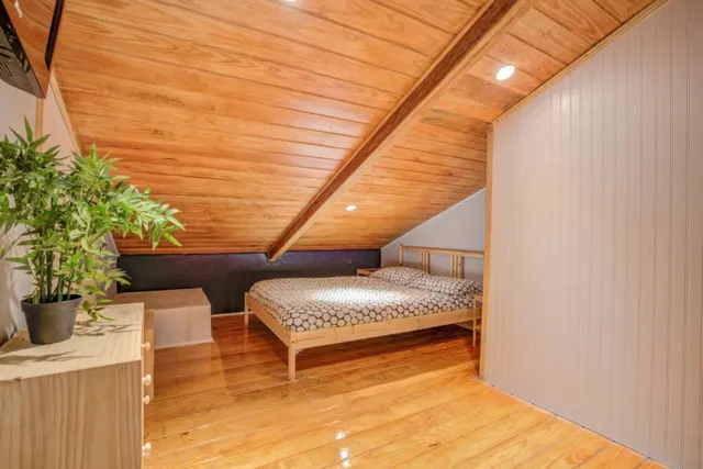 The Self-Sustainable Beach House, South Padre Island, TX vacation rental: 2nd Floor Open Bedroom (double Bed)