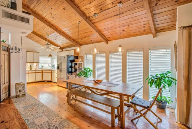 The Self-Sustainable Beach House, South Padre Island, TX vacation rental: 2nd Floor Dining Room and Kitchen