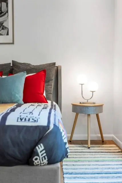 The Woodlands, The Woodlands, TX vacation rental: Bluetooth nightstand tables and wireless charging station